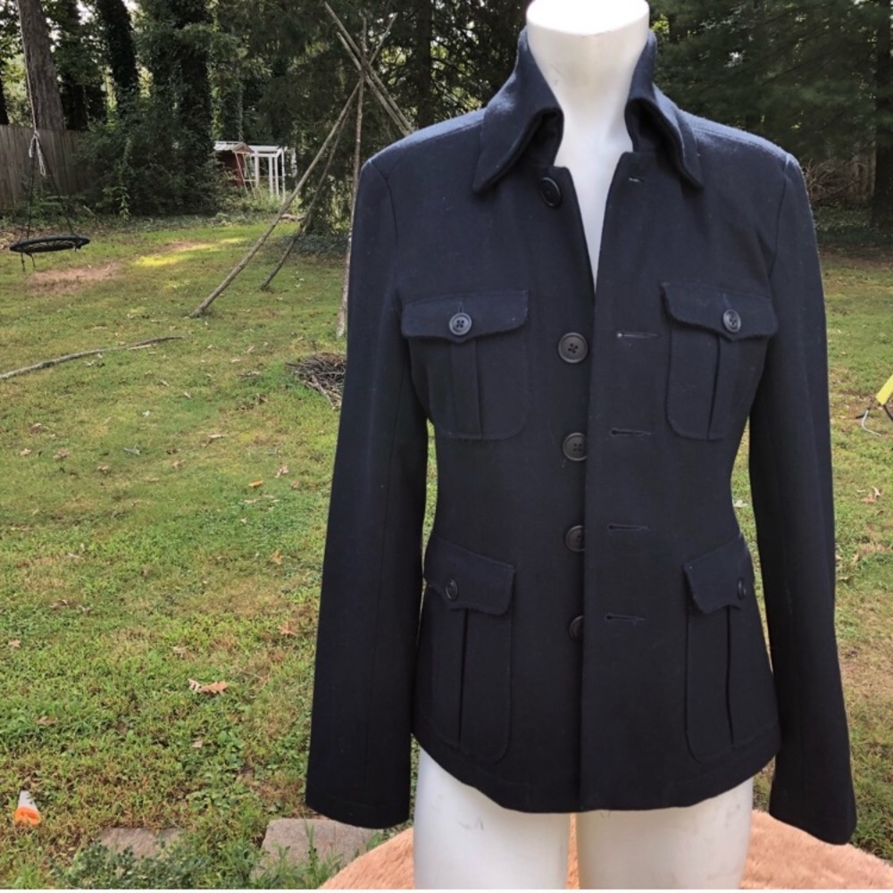 Lucky Brand Navy Wool Jacket